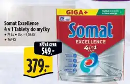 Albert Somat Excellence 4 v 1 Tablety do myčky nabídka