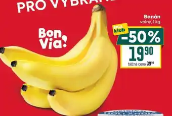 Billa Banán volný, 1 kg nabídka