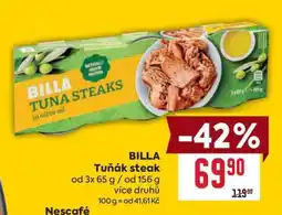 Billa BILLA Tuňák steak nabídka