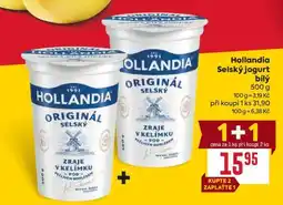 Billa Hollandia Selský jogurt bílý nabídka
