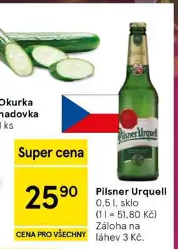 Tesco Pilsner Urquell nabídka