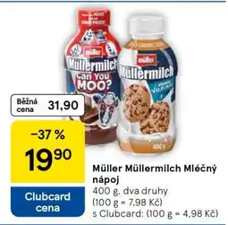 Tesco MÜLLER MÜLLERMILCH Mléčný nápoj nabídka