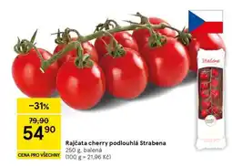 Tesco Rajčata cherry podlouhlá Strabena nabídka