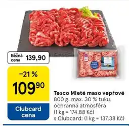 Tesco Tesco Mleté maso vepřové nabídka