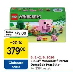 Tesco LEGO Minecraft 21268 Domeček Prasátka nabídka