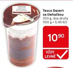 Tesco Tesco Dezert se šlehačkou nabídka
