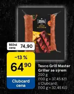 Tesco Tesco Grill Master Griller se sýrem nabídka