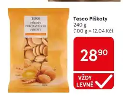 Tesco Tesco Piškoty nabídka