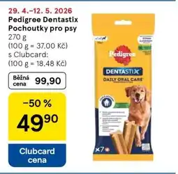 Tesco Pedigree DentaStix pochoutky pro psy nabídka