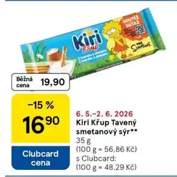 Tesco Kiri Křup Tavený smetanový sýr nabídka