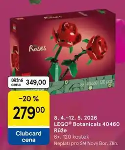 Tesco LEGO Botanicals 40460 Růže nabídka