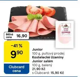 Tesco Junior Kostelecké Uzeniny Junior salám nabídka