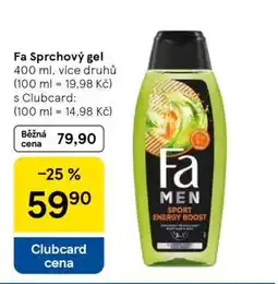 Tesco Fa sprchový gel nabídka