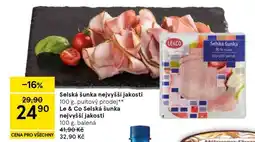 Tesco Selská šunka nejvyšší jakosti nabídka