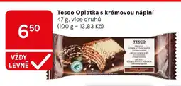 Tesco Tesco Oplatka s krémovou náplní nabídka