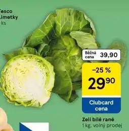 Tesco Zelí bílé rané nabídka