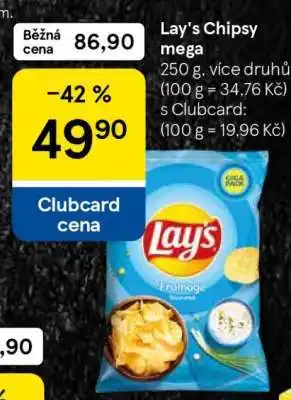 Tesco Lay's Chipsy mega nabídka