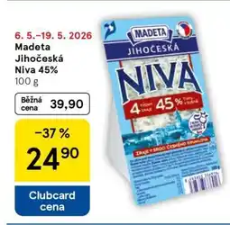 Tesco Madeta Jihočeská Niva 45% nabídka