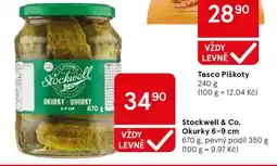 Tesco Stockwell & Co. Okurky 6-9 cm nabídka