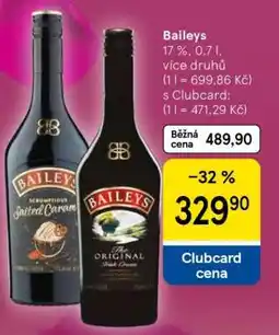 Tesco Baileys nabídka