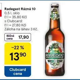 Tesco Radegast Rázná 10 nabídka