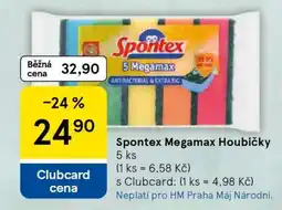 Tesco Spontex Megamax Houbičky nabídka