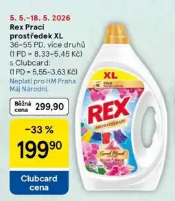 Tesco Rex Prací prostředek XL nabídka