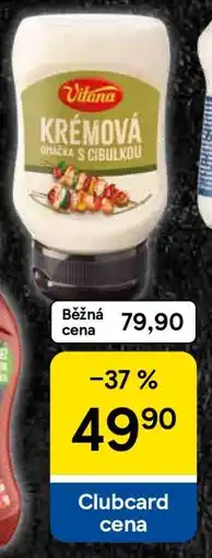 Tesco Vitana Krémová omáčka s cibulkou nabídka