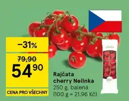 Tesco Rajčata Cherry Nelinka nabídka