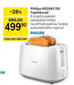 Tesco Philips HD2581/00 Topinkovač nabídka