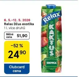Tesco Relax Džus exotika nabídka
