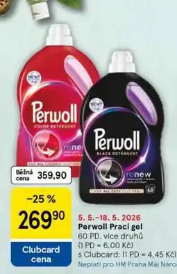 Tesco Perwoll prací gel nabídka