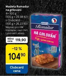 Tesco Madeta Romadur na grilování nabídka