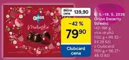 Tesco Orion Dezerty Střední nabídka