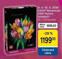 Tesco LEGO Botanicals 11501 Kytice tulipánů nabídka