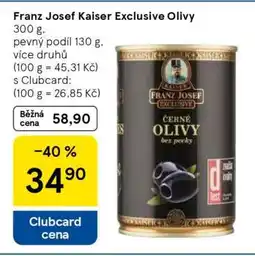 Tesco Franz Josef Kaiser Exclusive Olivy nabídka