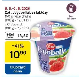 Tesco Zott Jogobella bez laktózy nabídka