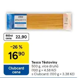 Tesco Tesco Těstoviny nabídka
