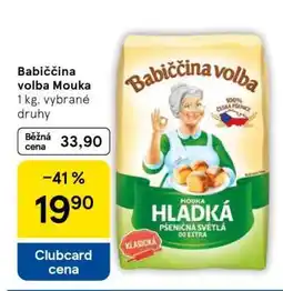 Tesco Babiččina volba mouka nabídka