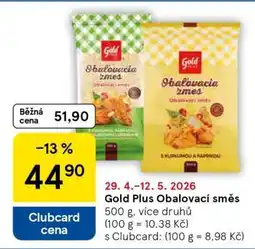 Tesco Gold Plus Obalovací směs nabídka