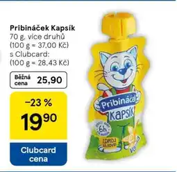 Tesco Pribináček kapsík nabídka
