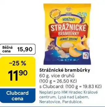 Tesco Strážnické brambůrky nabídka