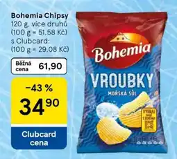 Tesco BOHEMIA CHIPSY nabídka