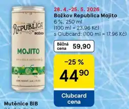 Tesco Božkov Republica Mojito nabídka