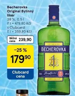 Tesco Becherovka Original bylinný likér nabídka