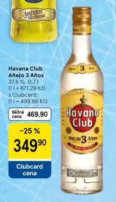 Tesco Havana Club Añejo 3 Años nabídka
