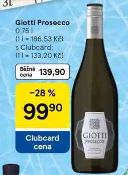 Tesco Giotti Prosecco nabídka