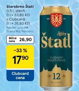 Tesco Starobrno Štatl nabídka