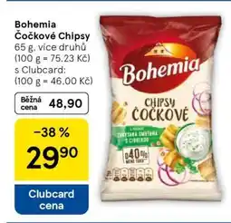 Tesco Bohemia Čočkové chipsy nabídka