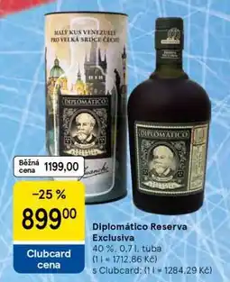 Tesco Diplomático Reserva Exclusiva nabídka